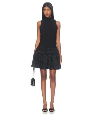 Jonathan Simkhai ROBE MINI SANS MANCHES SAVINE en Black - Noir