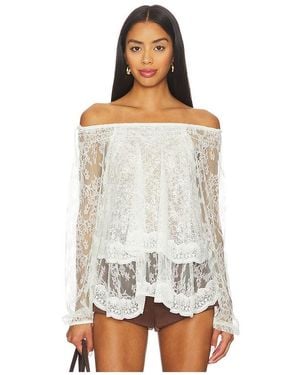 Free People Goldie Knit Top - White