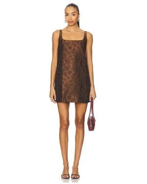 Amanda Uprichard X Revolve Rinaldi Mini Dress - Brown