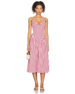 MORE TO COME Lottie Halter Maxi Dress - Pink