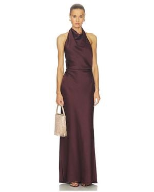Jonathan Simkhai Reannon Draped Gown - Purple