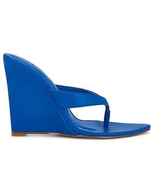 Femme LA X Revolve Tokyo Thong Wedge - Blue