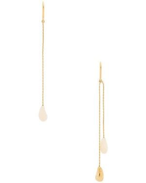 Isabel Marant Asymmetric Earrings - White