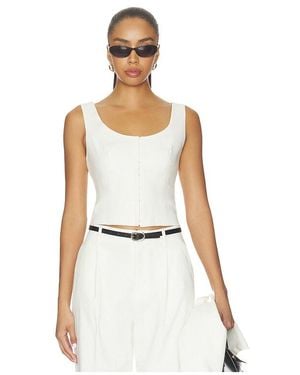 PAIGE Carra Top - White