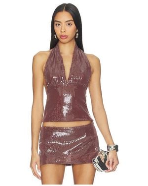 Miaou X Revolve Mathilde Top - Red