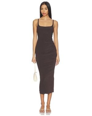 Bec & Bridge Karina Tuck Midi Dress - Black