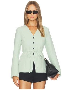 ALIGNE Parker Blazer En Color Hierbabuena Talla (También En 4, 2) - Blanco