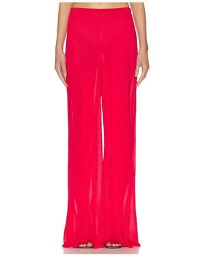 Helsa Arlena Knit Pant - Red