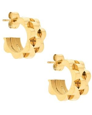 BRACHA Rolly Baby Hoops - Metallic