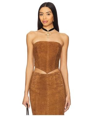 Urban Outfitters Trägerloses Top Handkerchief - Orange