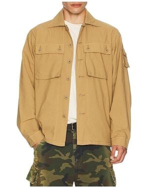 Beams Plus Mil Shirt Jacket - Natural