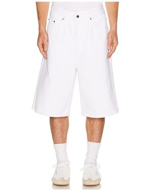 Siegelman Stable Jorts - White