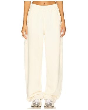 AFRM Ryan Barrel Sweatpant - White