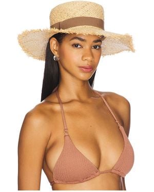 Nikki Beach Sombrero De Ala Ancha Demi En Color Neutral Talla - Neutro