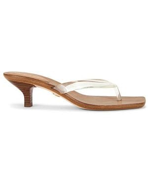 Veronica Beard Sandale Clear 45 - Weiß