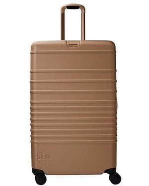 BEIS The Large Check-In Roller Luggage - Brown