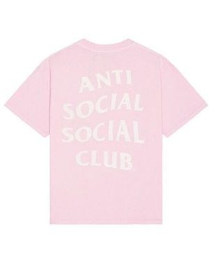 ANTI SOCIAL SOCIAL CLUB Camiseta Mind En Color Rubor Talla En - Rosa