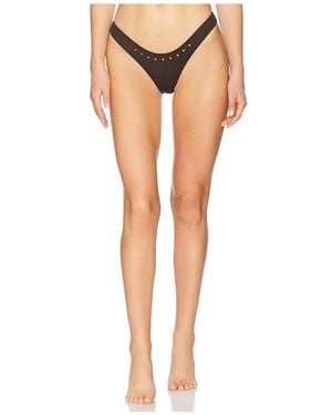 GIGI C Jaclyn Bikini Bottom - Brown