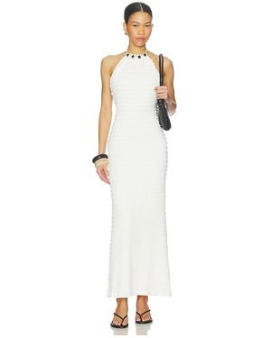 Seven Wonders Adalee Ruffle Texture Maxi Dress - White