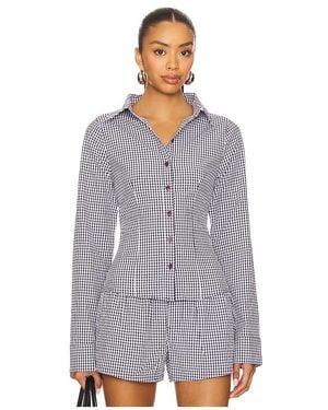 Dairy Boy Oyster Button Up Shirt - Purple