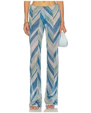 Devon Windsor Ollie Wide Leg Pant - Blue