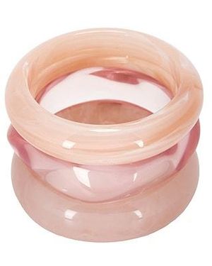 Luv Aj The Formentera Bangle Set - Pink