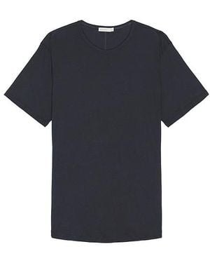 Barefoot Dreams Cotton Modal Crew Tee - Blue
