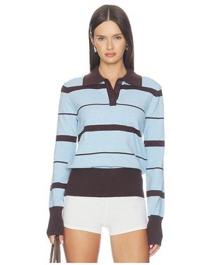 ALL THE WAYS Judy Polo Top - White