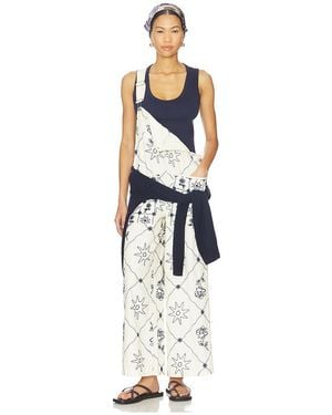 Free People X We The Free Rising Sun Overall - White