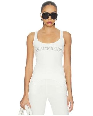 Blumarine Oberteil Jersey - Weiß