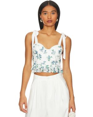 Lovers + Friends Edina Top - White
