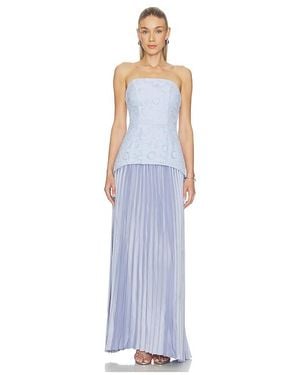 Elliatt Lacy Strapless Gown - White