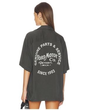 Junk Food Ford Motor Co Camp Shirt - Black