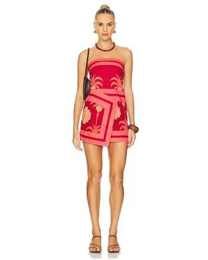 Johanna Ortiz Kleid Raiz Ritual - Rot