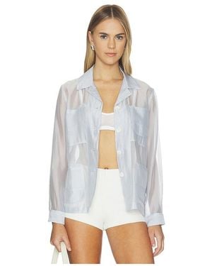 Rag & Bone Jolene Organza Jacket - White