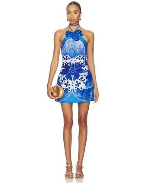 AMUR Everlee Mini Dress - Blue