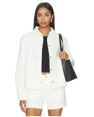 Still Here Chaqueta Coach En Color Ivory Talla (También En Xs, S, M, Xl/1X) - Blanco