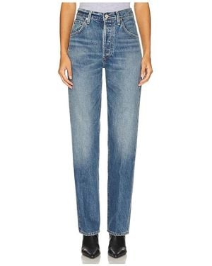 Citizens of Humanity Baretta Relaxed Straight Jeans - Blue