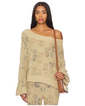 WeWoreWhat One Shoulder Jumper - Natural