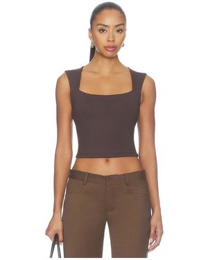 Susana Monaco Open Front Tank - Brown