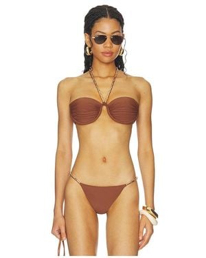 Devon Windsor Giana Bikini Top - Multicolor