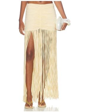 PATBO Lyria Jersey Long Skirt - Natural
