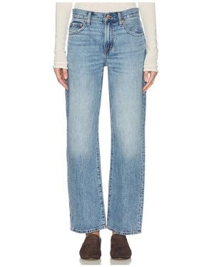 Pistola Lexi Mid Rise Bowed Straight Jeans - Blue