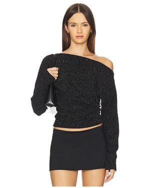 LNA Odette Studded Top - Black