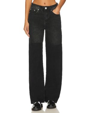 superdown Kenny Contrast Jeans En Color Negro Talla (También En 27, 28)