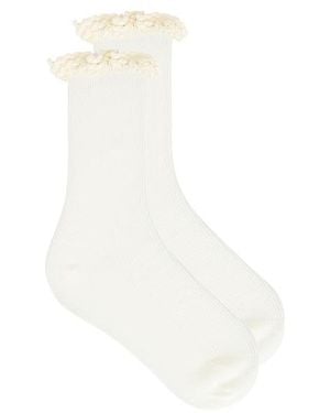Casa Clara West Socks - White