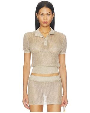 Lioness Matcha Knit Tee - Natural