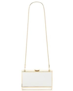 Jonathan Simkhai Maddox Mirror Clutch - White