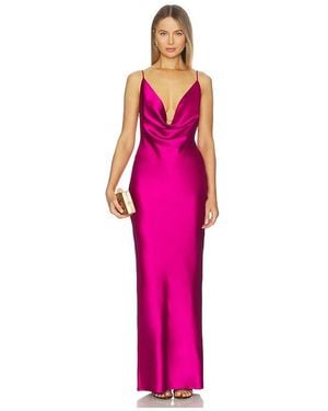 Nookie Valerie Drape Gown - Pink