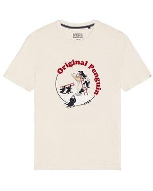 Original Penguin Graphic Tee - Natural